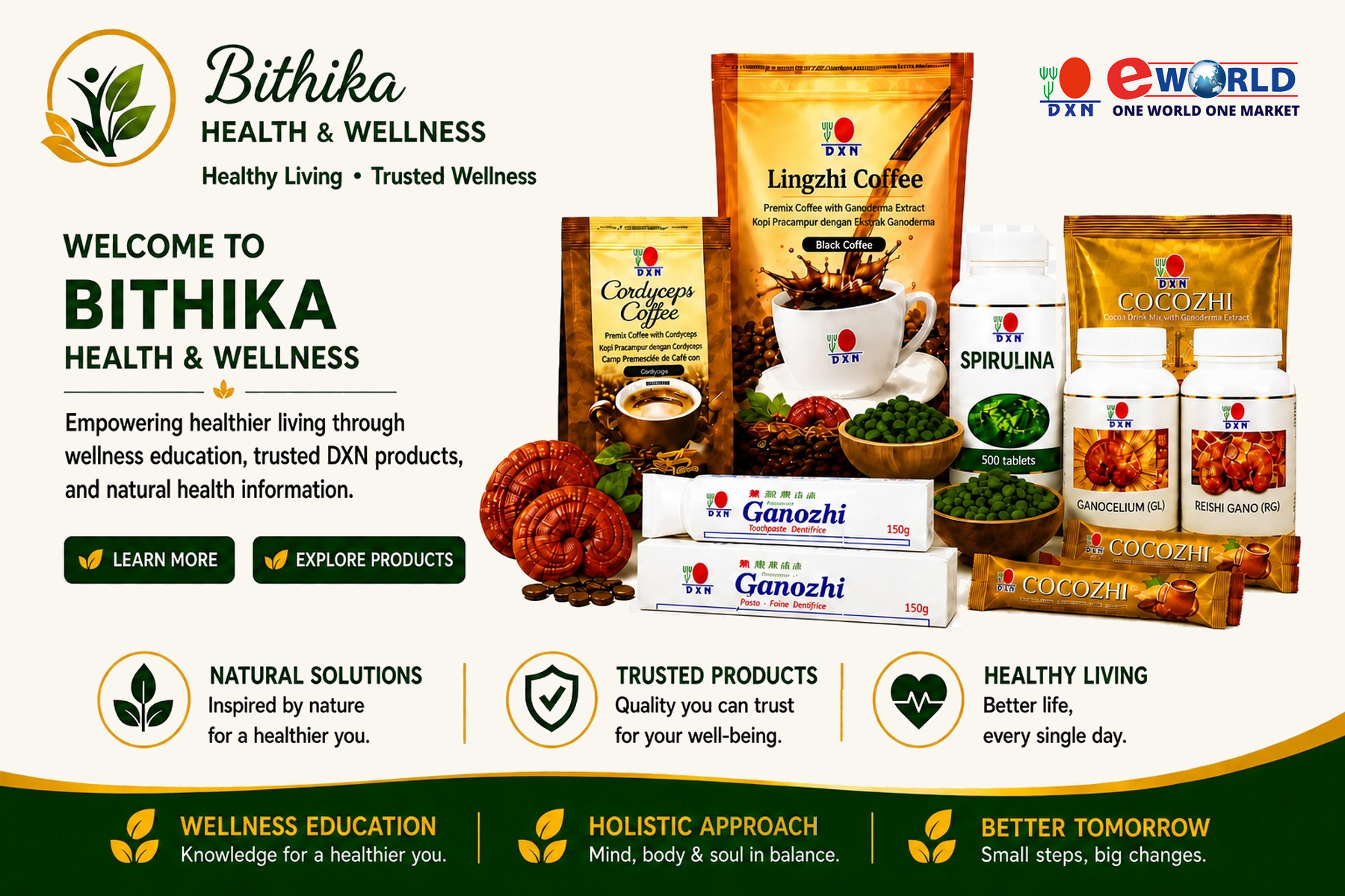 DXN Wellness Products - Bithika Health & Wellness